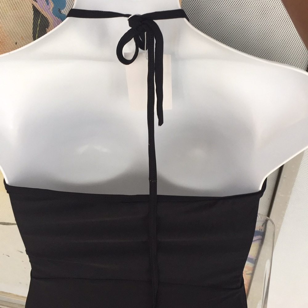Plus Size Lattice See Through Cutwork One Piece - Picture 5 of 8